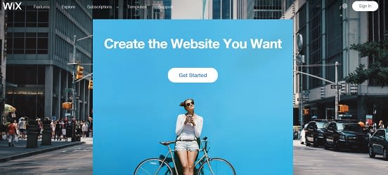 سایت ساز رایگان WIX یک سایت حرفه ای طراحی کنید